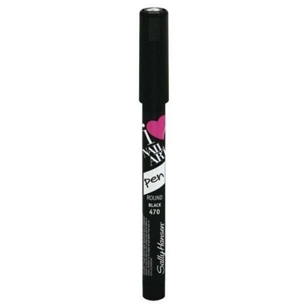 Black #470 Sally Hansen Nail Art Drawing Pens Draw Art